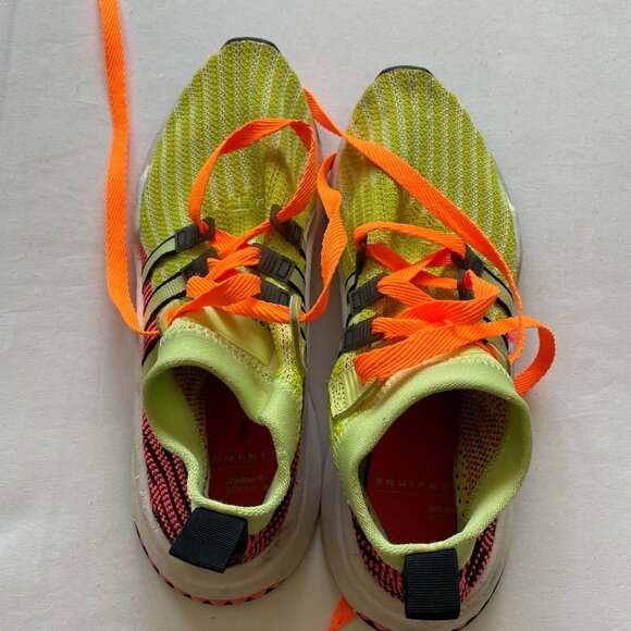 Men's Adidas EQT Support Mid ADV Yellow Sneakers size 8.5 - Picture 7 of 13